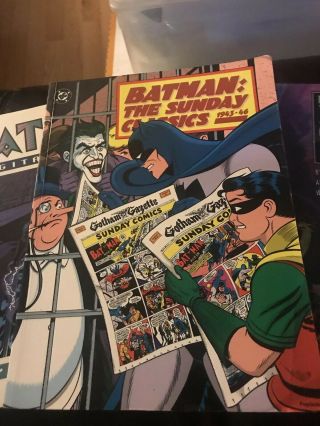 Dc Batman The Sunday Classics 1943 - 46 Tpb Comic Book Oversized 1991 1st Printing