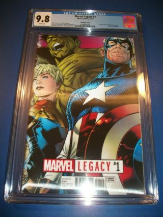 Marvel Legacy 1 3d Lenticular Variant Cgc 9.  8 Nm/m Return Of Wolverine Avengers