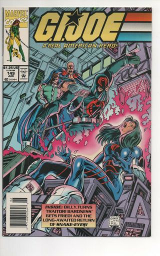 G.  I.  Joe A Real American Hero 149 (1994) Newsstand Variant Low Print