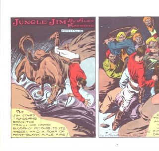 Jungle Jim By Alex Raymond Sundays In Sequence 1937 To 1941.