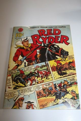Red Ryder Comics Reprint Edition 1 1989