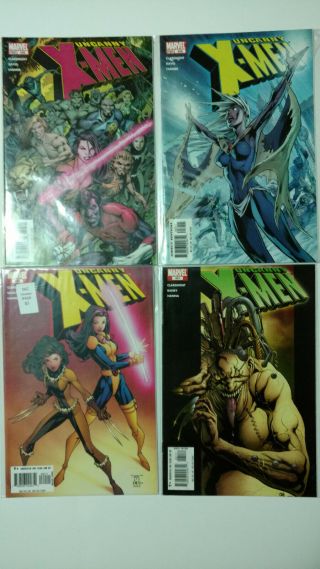 The Uncanny X - Men 458 459 460 461 Marvel Comic Book K7 - 56