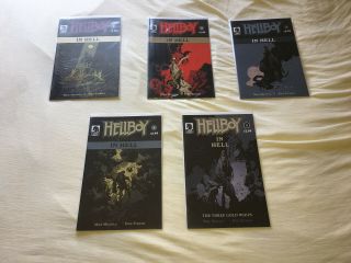Hellboy In Hell,  Complete Run 1 - 10 Mike Mignola,  Htf,  First Prints,  Dark Horse