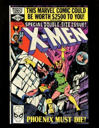 X - Men 137 Vf Giant Byrne Austin Death Of Phoenix Watcher Imperial Guard Skrulls