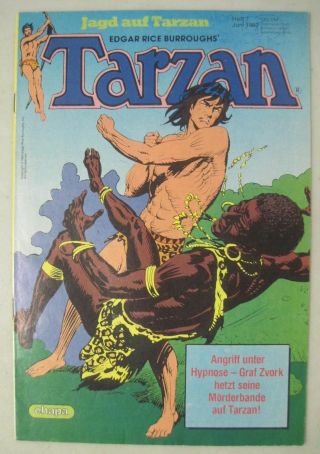 Edgar Rice Burroughs Tarzan 7 June 1982 German Foreign Language Comic