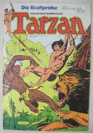 Edgar Rice Burroughs Tarzan 9 September 1982 German Foreign Language Comic