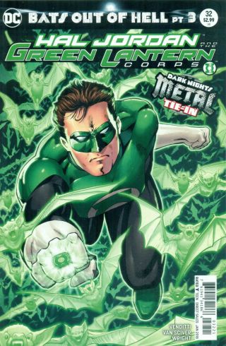 Hal Jordan Green Lantern Corps 32 Dark Nights Metal Batman Variant B Nm/m 2018