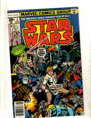 Star Wars 2 Vf/nm 1st Print Marvel Comic Book Jedi Skywalker Solo Chewy Jf11