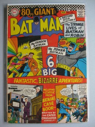 Batman 182 80 Page Giant With Robin & Ace The Bat - Hound