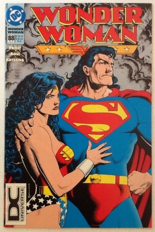 Wonder Woman (vol.  2) 88 Vf,  8.  5 Bolland Cover Dc Universe Variant Comics 1994