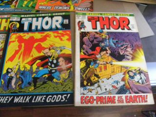 Marvel 1972 12 issues THE MIGHTY THOR 202 to 222 Bronze qq 2