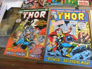 Marvel 1972 12 issues THE MIGHTY THOR 202 to 222 Bronze qq 5