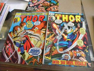 Marvel 1972 12 issues THE MIGHTY THOR 202 to 222 Bronze qq 8