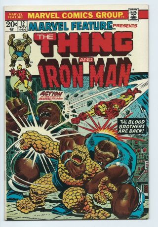 The Thing And Iron Man 12 Marvel (1973) Comic Book
