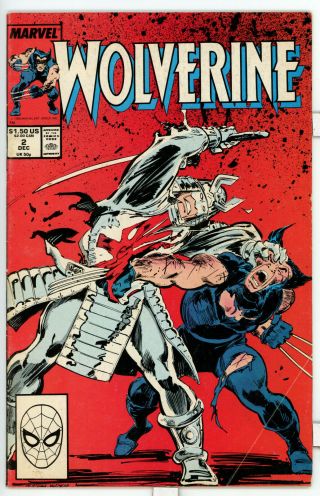 Wolverine 2 (1982) Marvel Comics - 1st Print - Vintage - Silver Samurai