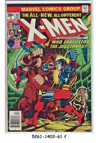The X - Men 102 © December 1976,  Marvel Comics