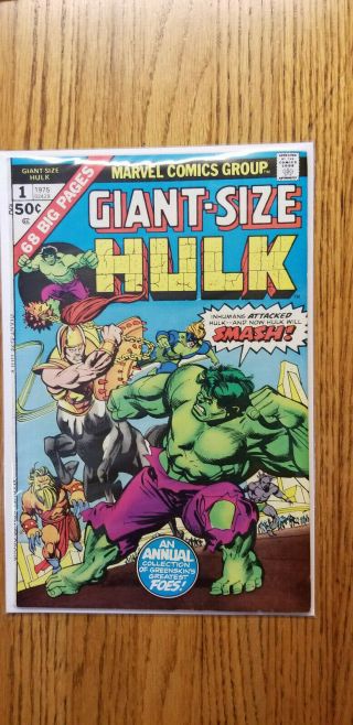 Giant - Size Incredible Hulk 1 Marvel Comics Bronze Age 7.  0