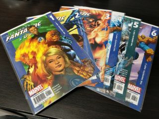 Ultimate Fantastic Four 1 2 3 4 5 6 Marvel Comics (2003) Nm