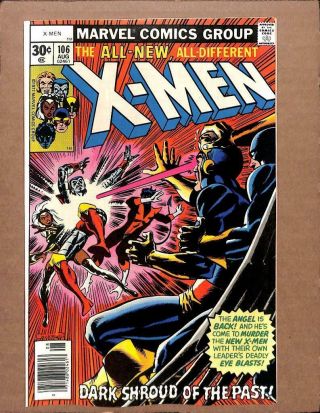 X - Men 106 - - Wolverine Colossus Storm Cyclops Marvel Comics