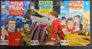 Star Trek 1990 The Trial Of James T.  Kirk Peter David Nm 10 To 12