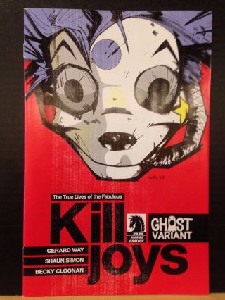 Fabulous Killjoys 1 (2013) Gerard Way Ghost Variant Dark Horse Comics
