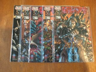 Cremator 1 - 5 (1998,  Chaos Comics) Lady Death,  Brian Pulido Complete Series