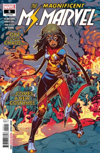 The Magnificent Ms.  Marvel (2019) 5 Vf/nm Costume Secret Wars 8 Cover Swipe