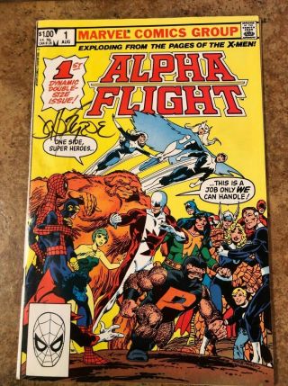 Marvel Comics Alpha Flight 1 (signed By John Byrne) 1 X - Men