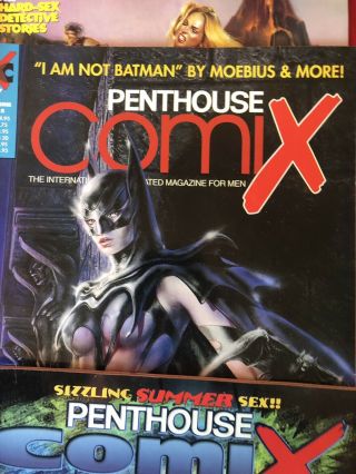 22 Penthouse Men ' s Adventure Comix Adult Magazines.  Retro comics. 6