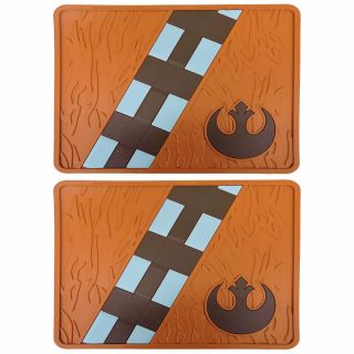 Licensed Star Wars Chewbacca Two Rubber Rear Floor Mats Universal Car Truck…