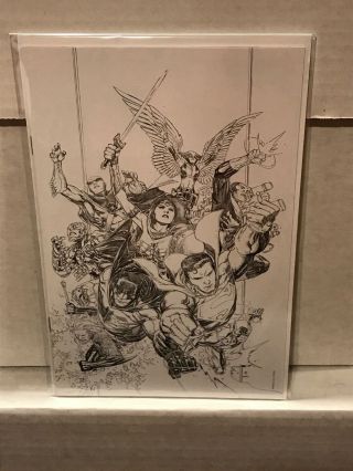 Justice League 1 1:250 Jim Cheung Sketch Variant (2018) Nm