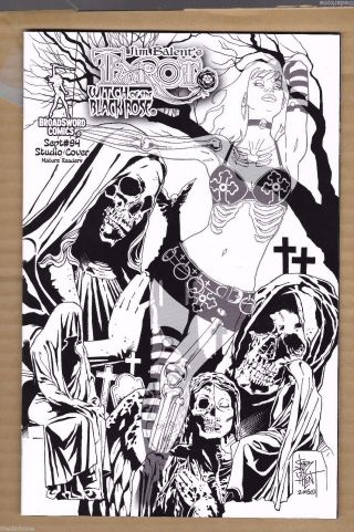 Tarot Witch Of The Black Rose 94 Studio Incentive Variant Cover Broadsword