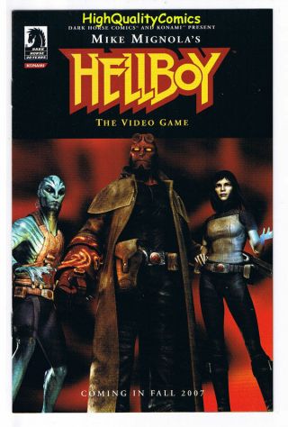 Hellboy : Video Game Promo,  Nm,  Mike Mignola,  2007,  Ashcan,  More In Store