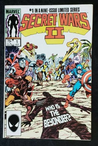 Secret Wars Ii 1,  2,  3,  4 (marvel 1985) Spider - Man Hulk X - Men Wolverine Vf