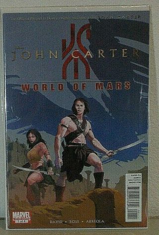 John Carter World of Mars All Issues 1,  2,  3,  4 Marvel Comics 2012 Near 5