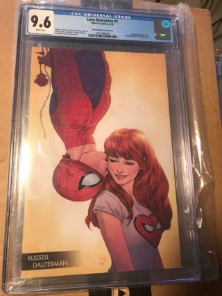 Love Romances 1 Marvel Comics Spider - Man & Mary Jane Variant 1st Print Cgc 9.  6