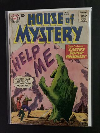 The House Of Mystery 80 Dc Comics Vg 1958