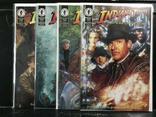 Complete Indiana Jones And The Spear Of Destiny 1 2 3 4 (1995 Series Dark Horse