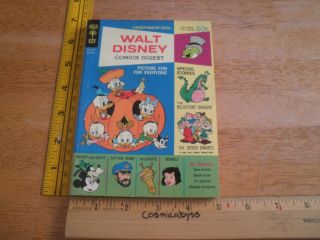 Walt Disney Comics Digest 4 Gold Key 1968 Vf,  The Reluctant Dragon Barks Art