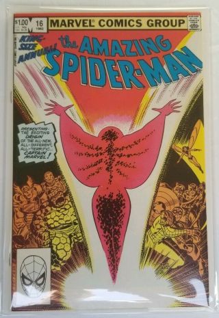 The Spider - Man Annual 16 1st Appearance Monica Rambeau Captain Marvel