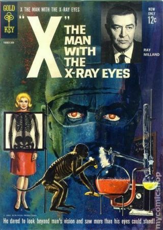 X The Man With The X - Ray Eyes (movie Comics) 309 1963 Gd/vg 3.  0 Stock Image