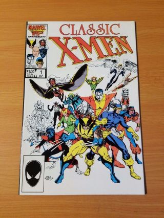 Classic X - Men 1 Very Fine - Near Nm (1986,  Marvel Comics)