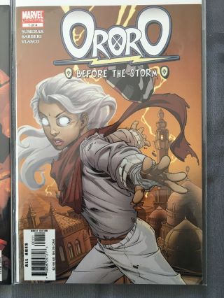 Ororo: Before The Storm 1 - 4 Complete From 2005,  Story Of Storm Before The X - Men 2