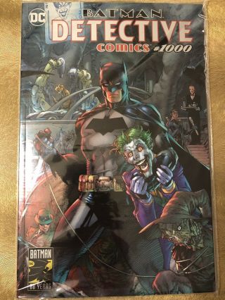 Detective Comics 1000 Jim Lee Sdcc 2019 Exclusive Foil Edition Nm Batman Joker