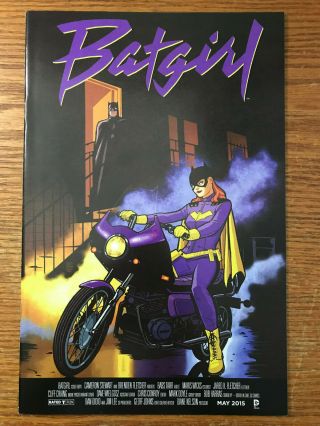 Batgirl 40 Purple Rain Movie Poster Variant Dc Comics 2015 Nm The 52