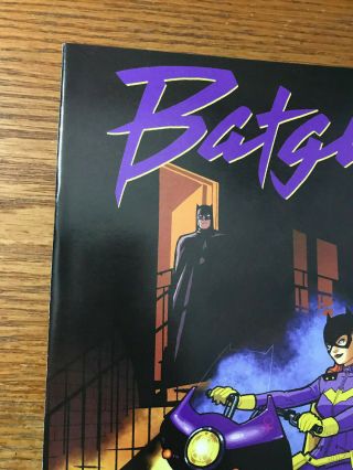 Batgirl 40 Purple Rain Movie Poster Variant DC Comics 2015 NM The 52 2