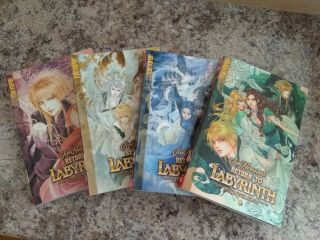Return To Labyrinth - Full Set - Volumes 1,  2,  3,  And 4 - Manga Graphic Novels