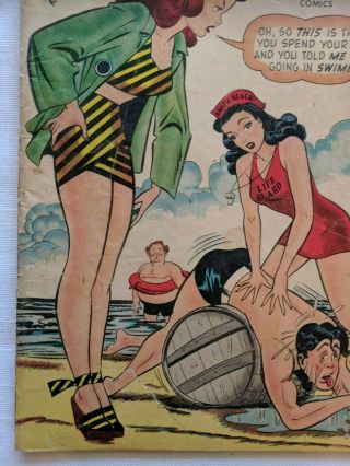 NELLIE the NURSE No.  16 Golden Age Comic Book 1948 GGA 4 Teen Good Girl 5