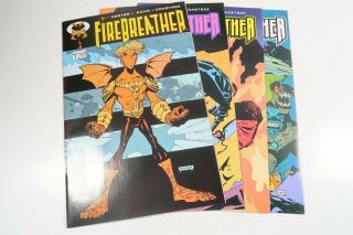 Firebreather 1 - 4 Vf/nm Complete Series - Image Comics - Phil Hester 2 3 Set