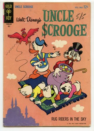 Jerry Weist Estate: Walt Disney’s Uncle Scrooge 50 (gold Key 1964) Barks Nr